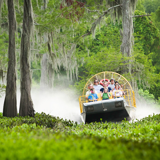 Excursion en hydroglisseur avec McGee’s Swamp Tours à Henderson, Louisiane