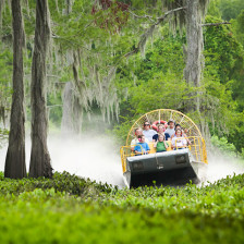 Excursion en hydroglisseur avec McGee’s Swamp Tours à Henderson, Louisiane