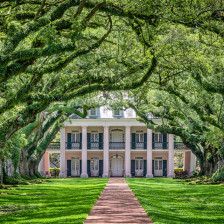 La propriété d’Oak Alley à Vacherie, Louisiane