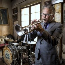 Musiciens jouant au Preservation Hall à La Nouvelle-Orléans, Louisiane